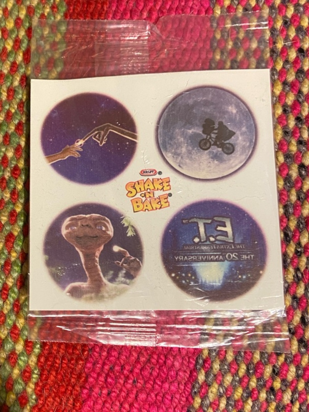 VINTAGE IN PACKAGE E. T. TATTOOS